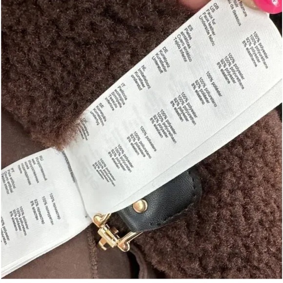Maje Rich Brown Teddy Jacket! NWOT 36/US4 - Picture 11 of 12